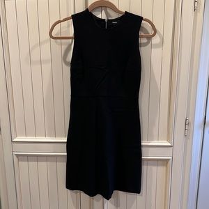 Theory black shift dress